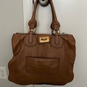 SOLD - Chloe double top handle tote